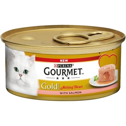 Picture of Gourmet Gold Melting Heart Cat Food Salmon
